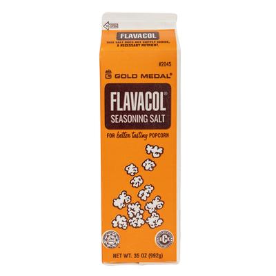 Gold Medal 2045 Original Flavacol Seasoning Salt w/ (12) 35 oz Cartons, Gluten Free