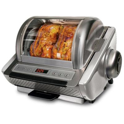 Ronco Ez-store Rotisserie, Stainless Stainless Steel in Gray | 11.5 H x 15.5 W x 16 D in | Wayfair ST5250STAIN