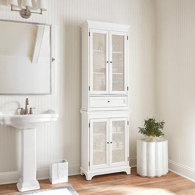 Ann 2-Door Cabinet with Hutch - Ballard Designs - Ballard Designs