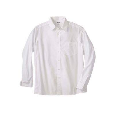 Men's Big & Tall The No-Tuck Casual Shirt by KingSize in White (Size XL)