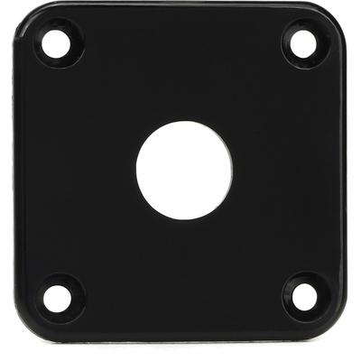 Gibson Accessories Plastic Jack Plate for Les Paul - Black