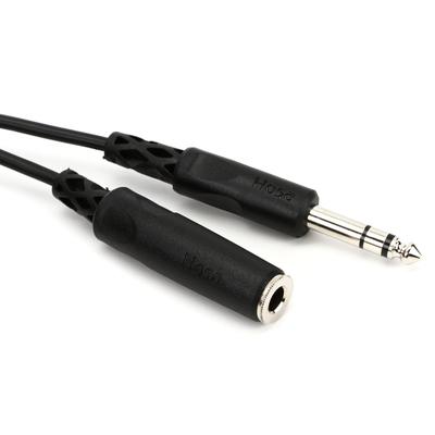 Hosa HPE-310 1/4-inch TRS Female to 1/4-inch TRS Male Headphone Extension Cable - 10 foot