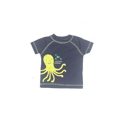 Carter's Rash Guard: Blue Sporting & Activewear - Size 3 Month