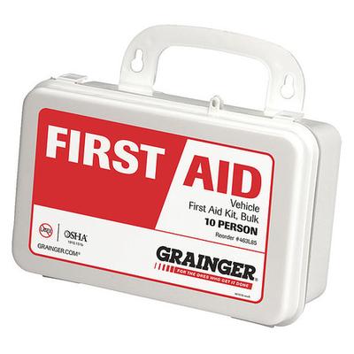 ZORO SELECT 59308 First Aid Kit, Plastic, 10 Person