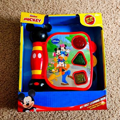 Disney Toys | Disney Mickey Electronic Learning Book | Color: Black/Red | Size: Osbb