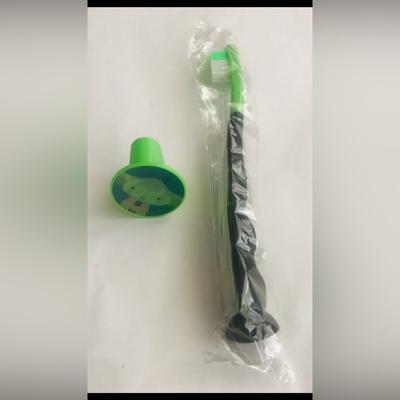 Disney Bath, Skin & Hair | New Star Wars Toothbrush And Toothbrush Cover Ages 6 And Older Disney Yoda | Color: Black/Green | Size: Unisex Size