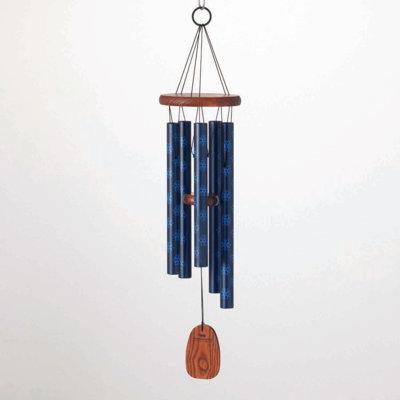 stock Chimes Signature Collection, Garden Chime, 24" Dahlia Wind Chime Decor Designs Wind Chimes For Outdoor, Patio, Home Or Garden Decor (GCBD) | Wayfair