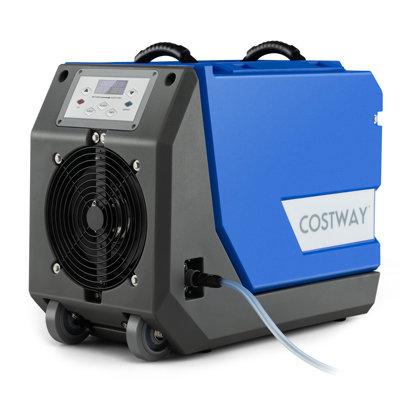 Costway Console Dehumidifier, 180 Pints per Day for Rooms up to 6000 Cubic Feet Sq. Ft. in Blue/Gray | 20 H x 24 W x 13 D in | Wayfair ES10196US-BL