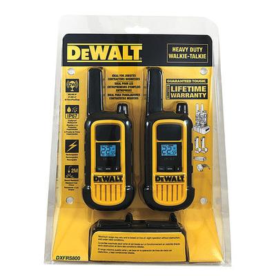 DEWALT DXFRS800 Portable Two Way Radio, FRS GMRS Band, Standards: FCC