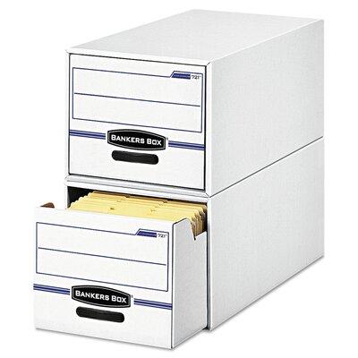 Bankers Box® Stor/Drawer File Drawer, Legal, 15-1/2 x 23-1/4 x 10-3/8/Blue, 6/Carton Corrugated in White | 7.75 H x 28.5 W x 39 D in | Wayfair