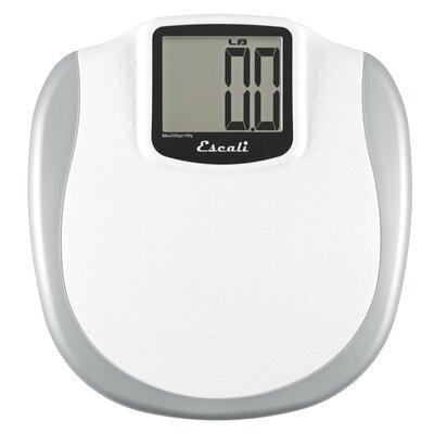 Escali Extra Large Display Bathroom Scale, Metal in White, Size 2.0 H x 13.25 W x 12.5 D in | Wayfair XL200