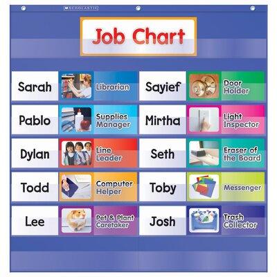 Teachers Friend Class Jobs Pocket Grade K-5 Chart | 27.2 H x 10 W x 0.2 D in | Wayfair TF-5103