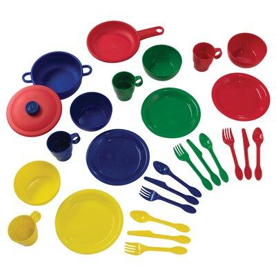 KidKraft Cookware Dishes/Tea Set Plastic in Blue | 0.25 H x 6.49 W x 6.49 D in | Wayfair 63127