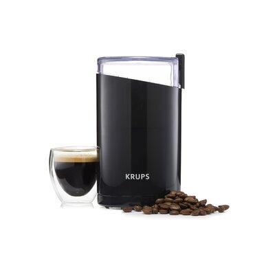 Krups Fast Touch Electric Blade Coffee Grinder Plastic in Black/Gray | 8.27 H x 4.13 W x 3.93 D in | Wayfair 010942104384