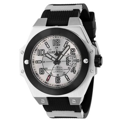 Chase Durer Conquest Automatic Men's Watch - 48mm Black Steel (CDW-0017)