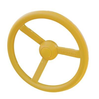 Swing-n-Slide Plastic Swing Set Steering Wheel Plastic in Brown Yellow | 12.5 H x 12.5 W x 3.25 D in | Wayfair WS 4412