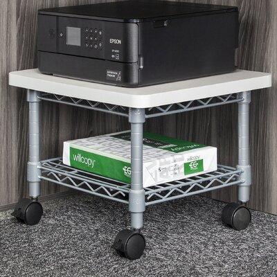 Safco Products Company Printer Stand Metal in Gray, Size 13.5 H x 19.0 W x 16.0 D in | Wayfair 5206GR