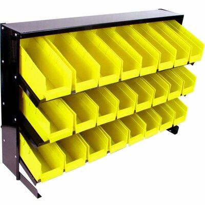 Stalwart Small Parts Organizer w/ Plastic Storage Bins - Steel Rack w/ Removable Drawers Garage Wire/Metal/Plastic in Black | Wayfair 75-24BIN