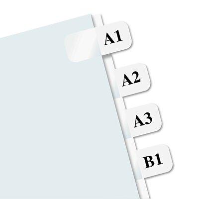 Redi-Tag Corporation Laser Printable Index Tab, 675/Pack in White | 0.2 H x 5.1 W x 10.6 D in | Wayfair RTG39000