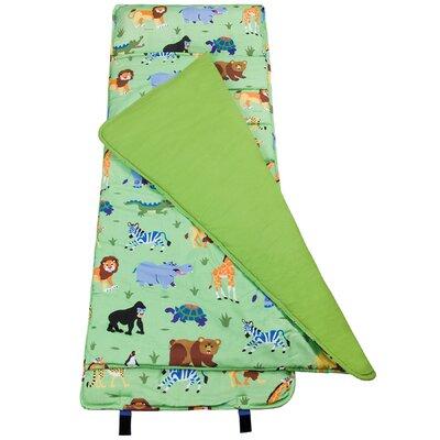 Wildkin Olive Wild Animals Nap Mat Fabric in Green | 50 H x 20 W x 2 D in | Wayfair 28080