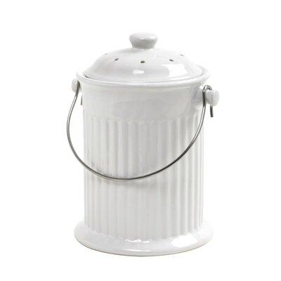 Norpro 1 Gallon Kitchen Composter Ceramic/Metal | 10.5 H x 8 W x 8 D in | Wayfair 93