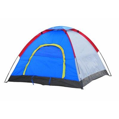 GigaTent Play Tent w/ Carrying Bag Fiberglass in Blue/Red/Yellow, Size 36.0 H x 72.0 W x 60.0 D in | Wayfair CT 008