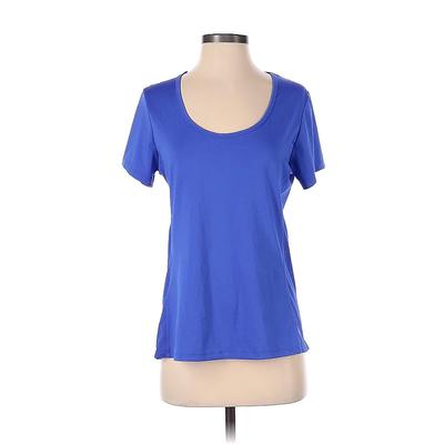 Bally Total Fitness Active T-Shirt: Blue Activewear - Women's Size Small