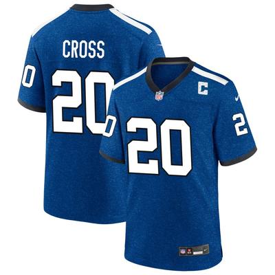 Nick Cross Men's Nike Blue Indiana Nights Indianapolis Colts Alternate Custom Game Jersey