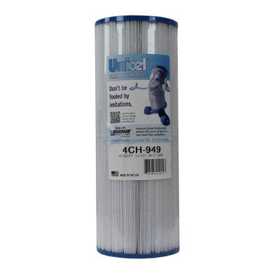 Unicel Pool Spa Waterway Replacement Filter Cartridges, Polyester | 13.5 H x 4.94 W x 4.94 D in | Wayfair 4 x 4CH949