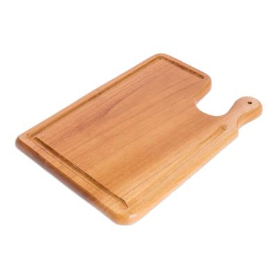Today's Special,'Hand Crafted Teak Wood Carving Board'
