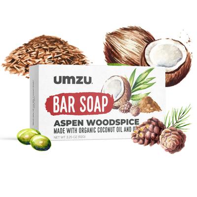 ORGANIC BAR SOAP: With Organic Coconut & Olive Oil - Woodspice / Full