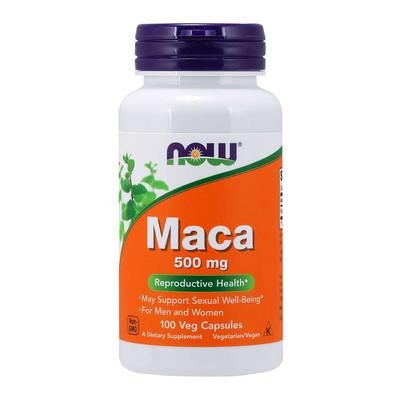 NOW Herbals/Herbal Extracts - Maca 500 mg - 100 Veg Capsules