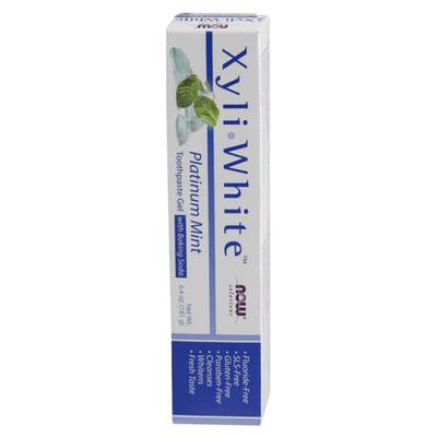 NOW Oral Health - NOW Solutions - XyliWhite Toothpaste Gel, Platinum