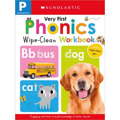Scholastic Early Learners: Wipe Clean Workbooks - Pre-K: Very First Phonics