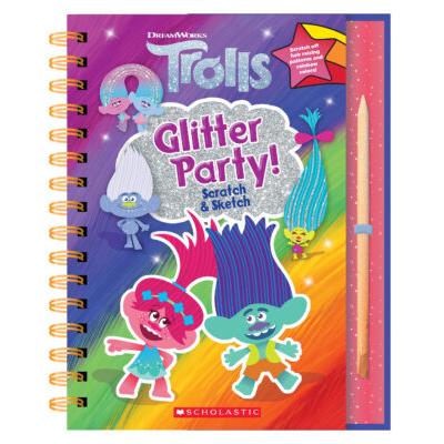 Trolls Glitter Party! Scratch & Sketch