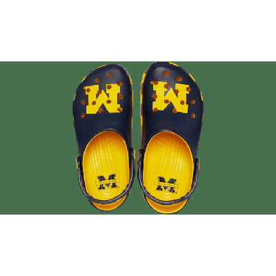 Crocs Sunflower University Of Michigan Classic Clog Shoes