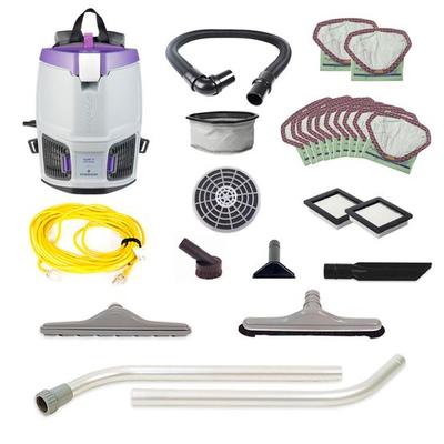 ProTeam GoFit 3 Restaurant 3 quart Backpack Vacuum with Restaurant Tool Kit #107726