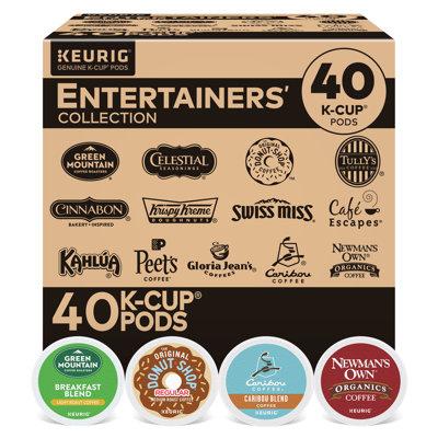 Keurig Entertainers' Collection Variety Pack, Keurig Single-Serve K-Cup Pods, 40 Count in Brown | Wayfair 611247396957
