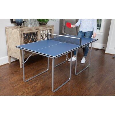 Joola USA JOOLA Midsize Table Tennis Table - Mini Ping Pong Table & Foldable Game Table for Board Games | 30 H x 36 W x 72 D in | Wayfair 19110