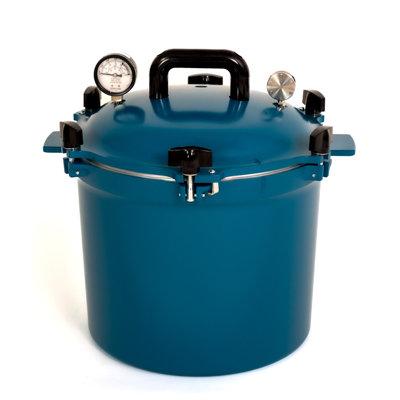 All American 1930 Pressure Cooker/Canner in Blue, Size 21.5 Qt | Wayfair 921BL
