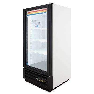 True GDM-10-HC~TSL01 24 1/4" 1 Section Glass Door Merchandiser, (1) Right Hinge Door, 115v, LED Lighting, 10 Cu. Ft, White | True Refrigeration