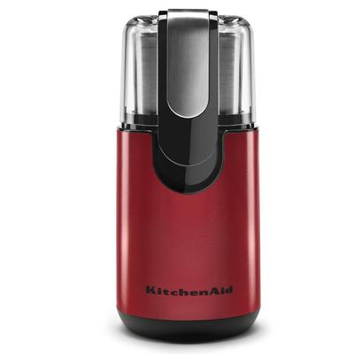 KitchenAid BCG111ER Blade-Style Coffee Grinder w/ 4 oz Stainless Steel Bowl, Empire Red, 120 V
