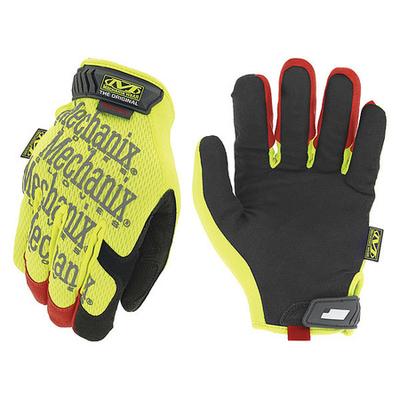 MECHANIX WEAR SMG-X91-010 Hi-Vis Cut Resistant Gloves, A4 Cut Level, Uncoated,