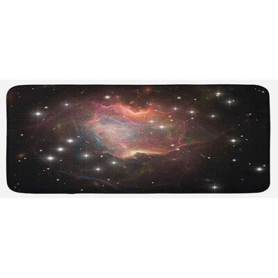 East Urban Home Deep Down In Outer Space Complex Supernova Phenomenal Universe Image Multicolor Kitchen Mat, Polyester | Wayfair