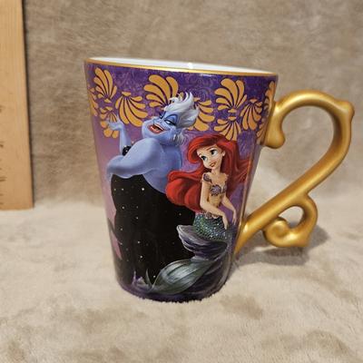 Disney Kitchen | Disney Fairytale Designer Collection Little Mermaid Ariel Ursula Coffee Mug | Color: Gold/Purple | Size: Os