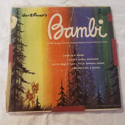 Disney Media | 1961 Walt Disney Bambi Vinyl Record | Color: Yellow | Size: Os