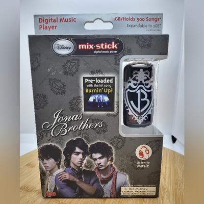 Disney Portable Audio & Video | Disney Mix Stick Digital Music Player - Jonas Brothers - Burnin' Up - New! | Color: Black Silver | Size: Os