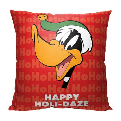 Wb Looney Tunes Happy Holidaze Printed Throw Pillow by The Northwest in O