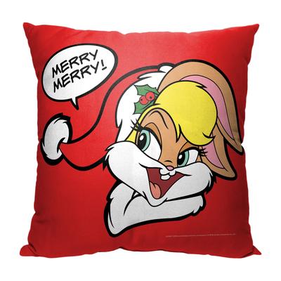 Wb Looney Tunes Merry Lola Printed Throw Pillow by The Northwest in O