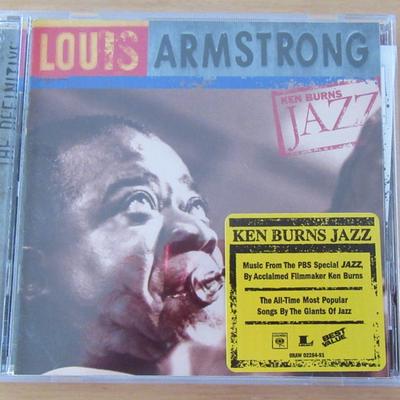 Columbia Media | Louis Armstrong Ken Burns Jazz (Cd 2000) What A Wonderful World, Hello Dolly | Color: Black/Blue | Size: Os